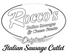 ROCCO'S ITALIAN SAUSAGES & CHEESE STEAKS ORIGINAL ITALIAN SAUSAGE CUTLET logo