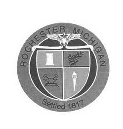 ROCHESTER MICHIGAN SETTLED 1817 logo