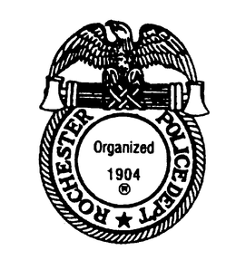 ROCHESTER POLICE DEP'T ORGANIZED 1904 logo