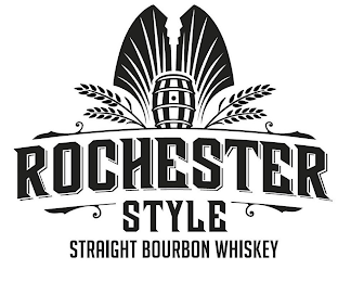 ROCHESTER STYLE STRAIGHT BOURBON WHISKEY logo