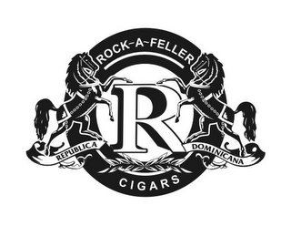 ROCK-A-FELLER REPUBLICA R DOMINICANA CIGARS logo