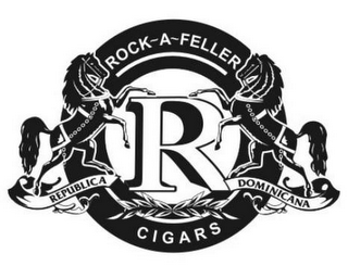 ROCK-A-FELLER REPUBLICA R DOMINICANA CIGARS logo