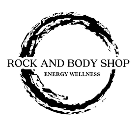 ROCK AND BODY SHOP ENERGY WELLNESS logo