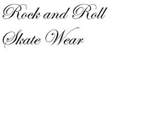 ROCK AND ROLL SKATE WEAR logo