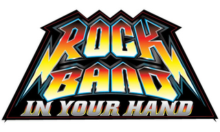 ROCK BAND IN YOUR HAND logo