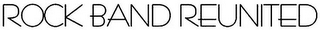 ROCK BAND REUNITED logo