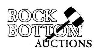 ROCK BOTTOM AUCTIONS logo