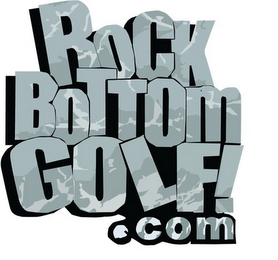 ROCK BOTTOM GOLF!.COM logo