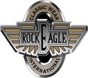 ROCK EAGLE CLASSIC WEAR INTERNATIONAL logo