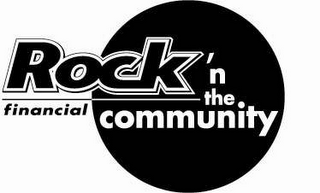 ROCK FINANCIAL 'N THE COMMUNITY logo