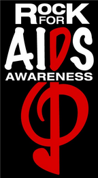 ROCK FOR AIDS AWARENESS logo