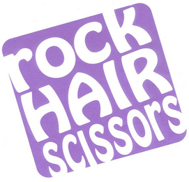 ROCK HAIR SCISSORS logo