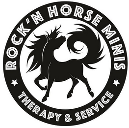 ROCK 'N HORSE MINIS THERAPY & SERVICE logo