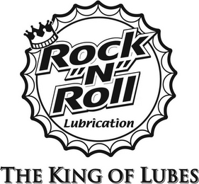 ROCK "N" ROLL LUBRICATION THE KING OF LUBES logo