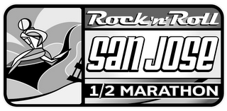 ROCK 'N' ROLL SAN JOSE 1/2 MARATHON logo