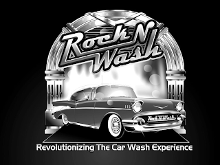 ROCK N WASH REVOLUTIONIZING THE CAR WASH EXPERIENCE logo