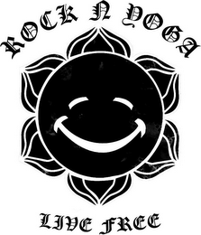 ROCK N YOGA LIVE FREE. logo