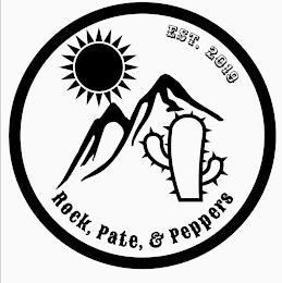ROCK, PATE, & PEPPERS EST. 2019 logo