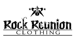 ROCK REUNION CLOTHING RR logo