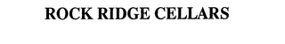 ROCK RIDGE CELLARS logo