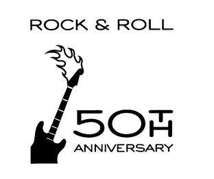 ROCK & ROLL 50TH ANNIVERSARY logo