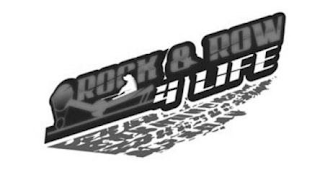 ROCK & ROW 4 LIFE logo