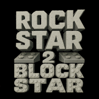 ROCK STAR 2 BLOCK STAR logo