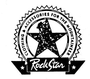 ROCK STAR CLOTHING & ACCESSORIES FOR THE MOUNTAINEER logo