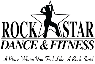 ROCK STAR DANCE & FITNESS A PLACE WHEREYOU FEEL LIKE A ROCK STAR! logo
