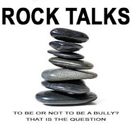 ROCK TALKS TO BE OR NOT TO BE A BULLY? THAT IS THE QUESTION logo
