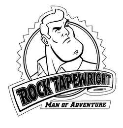 ROCK TAPEWRIGHT MAN OF ADVENTURE logo
