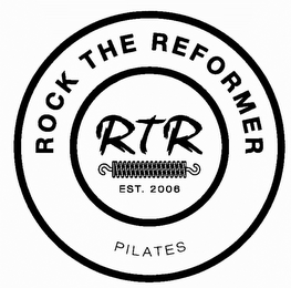 ROCK THE REFORMER RTR EST. 2006 PILATES logo