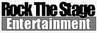 ROCK THE STAGE ENTERTAINMENT logo