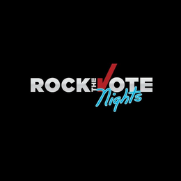 ROCK THE VOTE NIGHTS logo