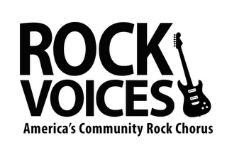 ROCK VOICES AMERICA'S COMMUNITY ROCK CHORUS logo