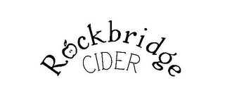 ROCKBRIDGE CIDER logo