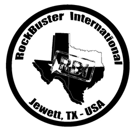 ROCKBUSTER INTERNATIONAL RBI JEWETT, TX-USA logo