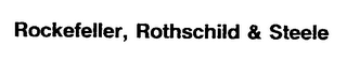 ROCKEFELLER, ROTHSCHILD & STEELE logo