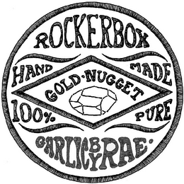 ROCKERBOX HANDMADE 100% PURE GOLD-NUGGET GARLICBYRAE· logo