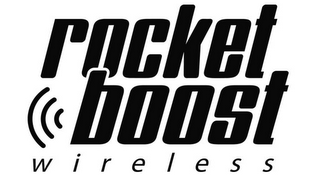 ROCKET BOOST W I R E L E S S logo