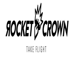 ROCKET CROWN TAKE FLIGHT logo