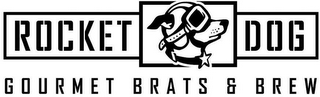 ROCKET DOG GOURMET BRATS & BREW logo