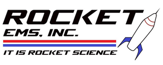 ROCKET EMS, INC. IT IS ROCKET SCIENCE logo