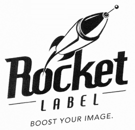 ROCKET LABEL BOOST YOUR IMAGE logo