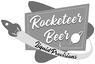 ROCKETEER BEER & LIQUID PROVISIONS logo