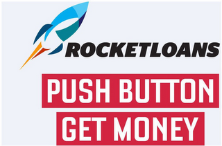 ROCKETLOANS PUSH BUTTON GET MONEY logo