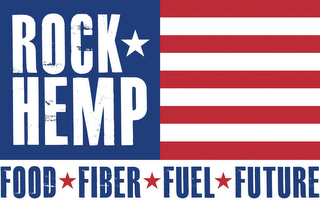 ROCK*HEMP FOOD* FIBER* FUEL* FUTURE logo