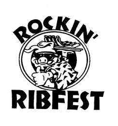ROCKIN' RIBFEST logo