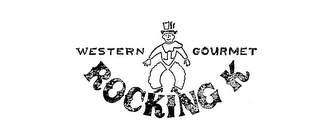 ROCKING K WESTERN GOURMET logo