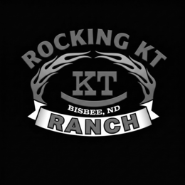 ROCKING KT KT BISBEE, ND RANCH logo